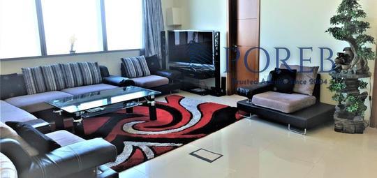 furnished 3BR+maids in Marina Ocean Heights