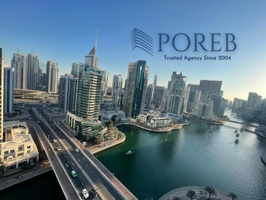 Marina View | Spacious 2BR | AC Free | Mid Floor